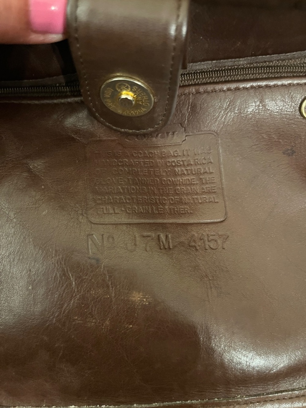 Coach 4157 Soho Vintage Buckle Women Bag - Picture 13 of 16